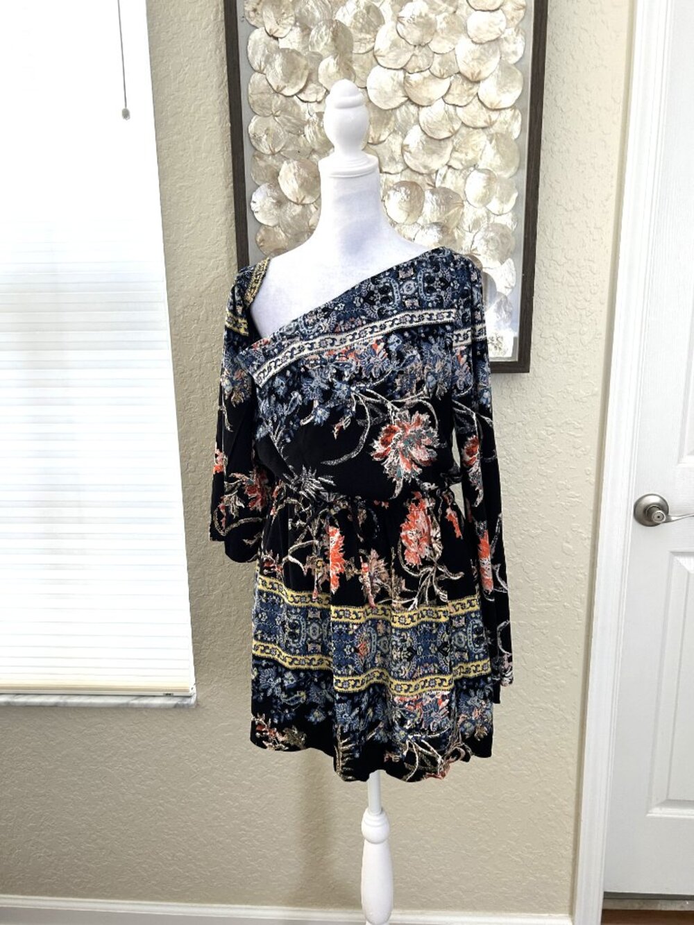 Free People Black Modern Nomad Mini Dress